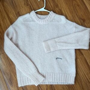 Ganni Soft Blush Turtleneck Sweater